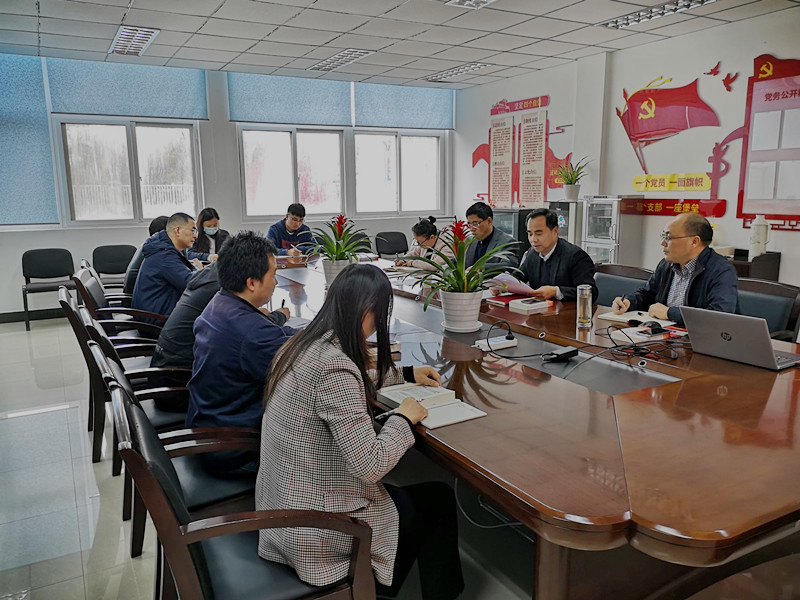 公(gōng)司黨支部召開黨史學(xué)習教育動員會